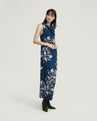 NATASHA FLORAL PRINT DRESS WOMENS DRESSES