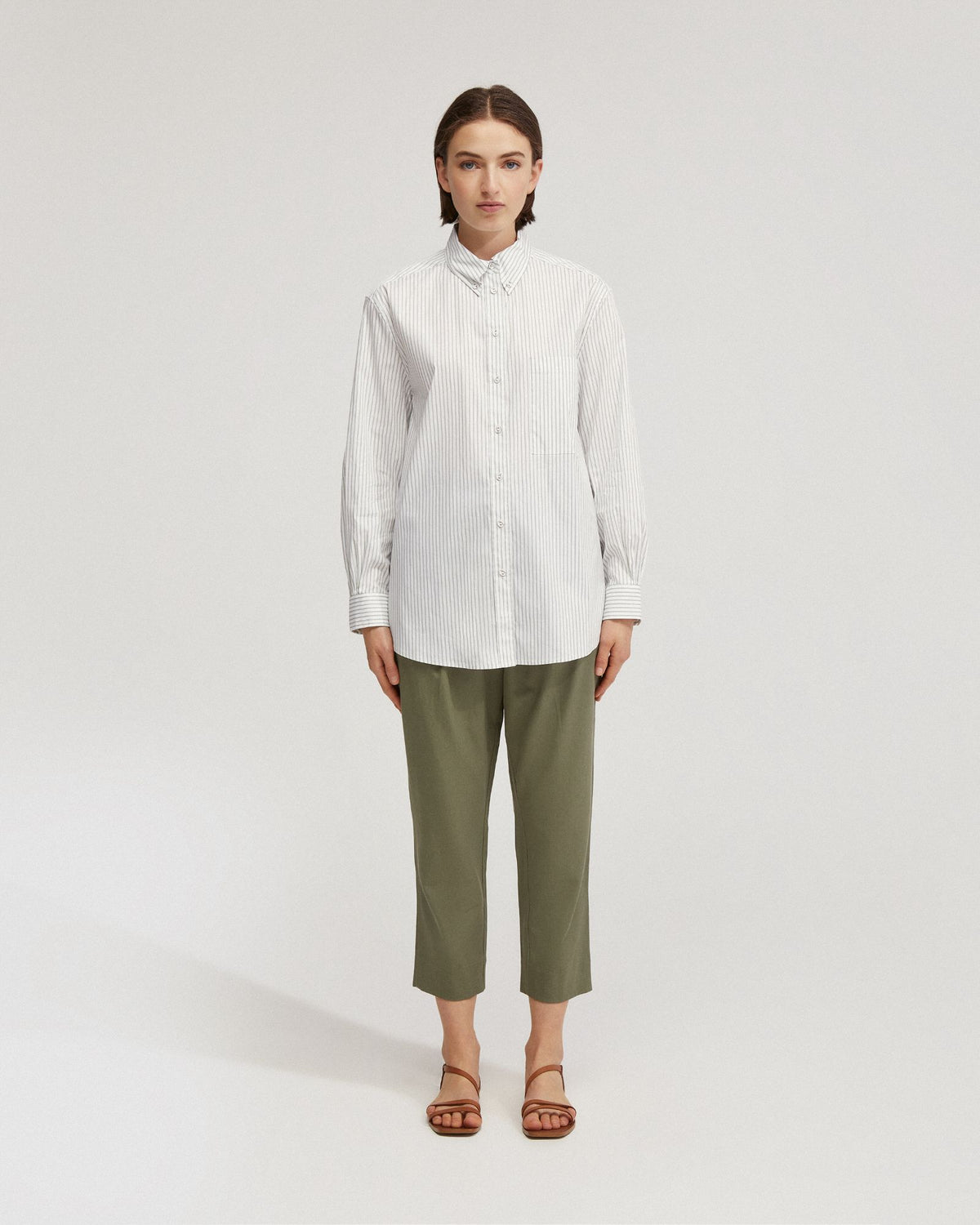 VICKY STRIPED SHIRT WOMENS SHIRTS