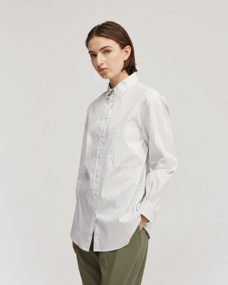 VICKY STRIPED SHIRT WOMENS SHIRTS