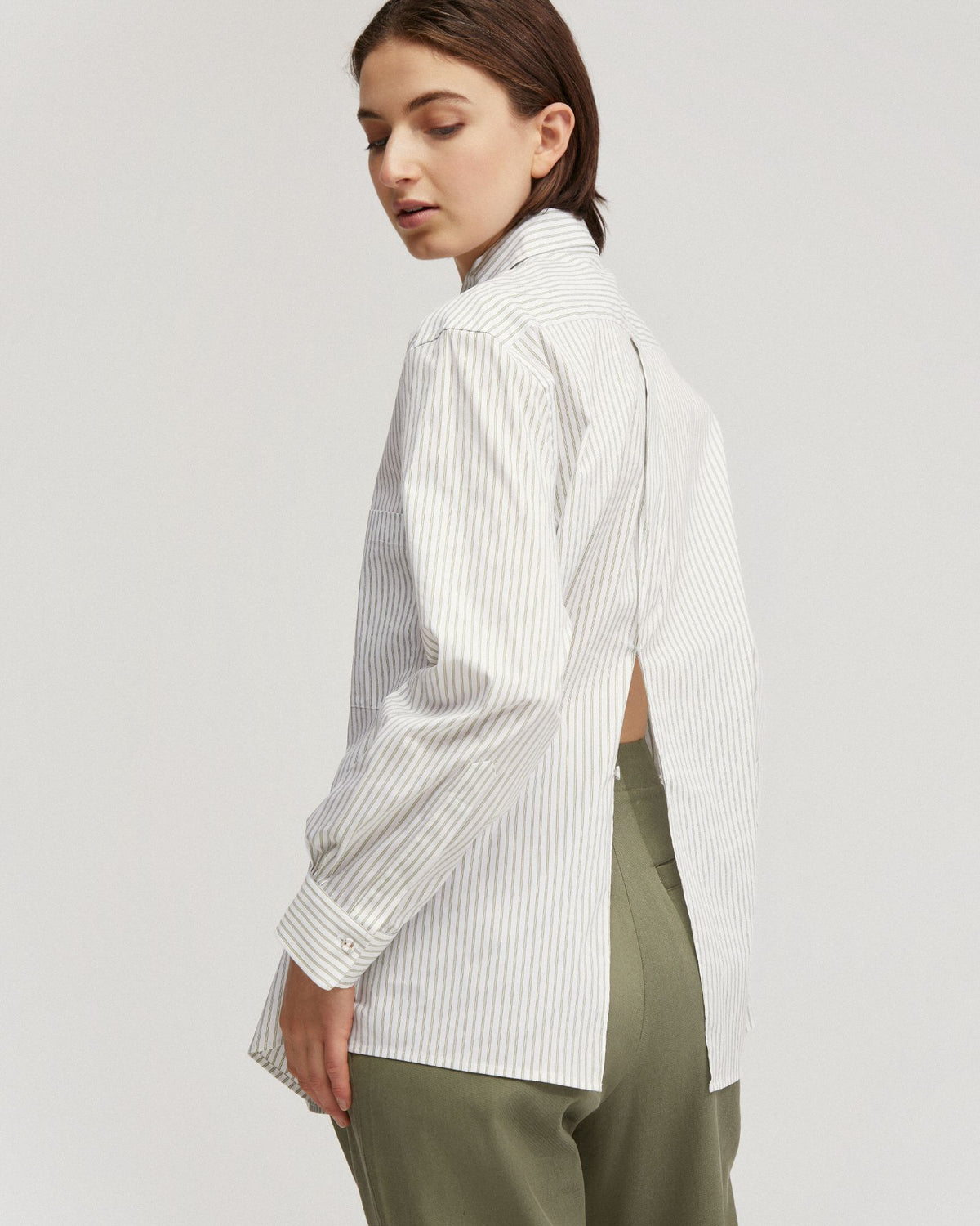 VICKY STRIPED SHIRT WOMENS SHIRTS