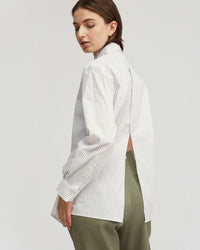 VICKY STRIPED SHIRT WOMENS SHIRTS