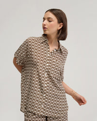 Jasmine Short Sleeve Printed Shirt WOMENS SHIRTS