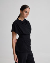LILY STRETCH STRUCTURED TOP WOMENS TOPS