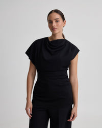 LILY STRETCH STRUCTURED TOP WOMENS TOPS