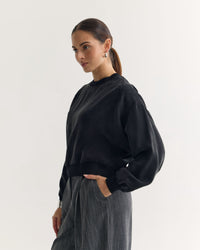 Lola Rib Collar Cupro Top WOMENS TOPS