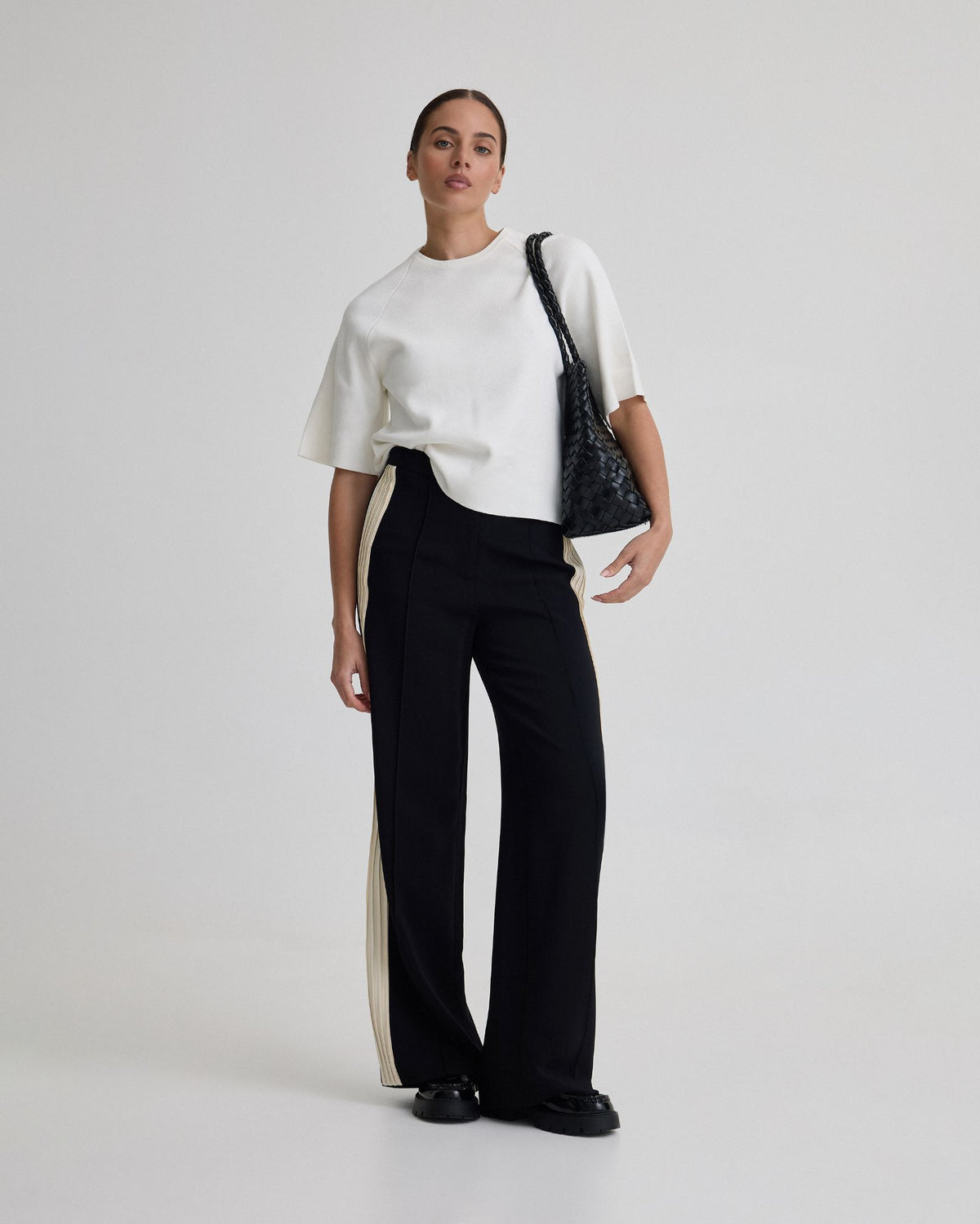 Ines Contrast Panel Pants WOMENS PANTS