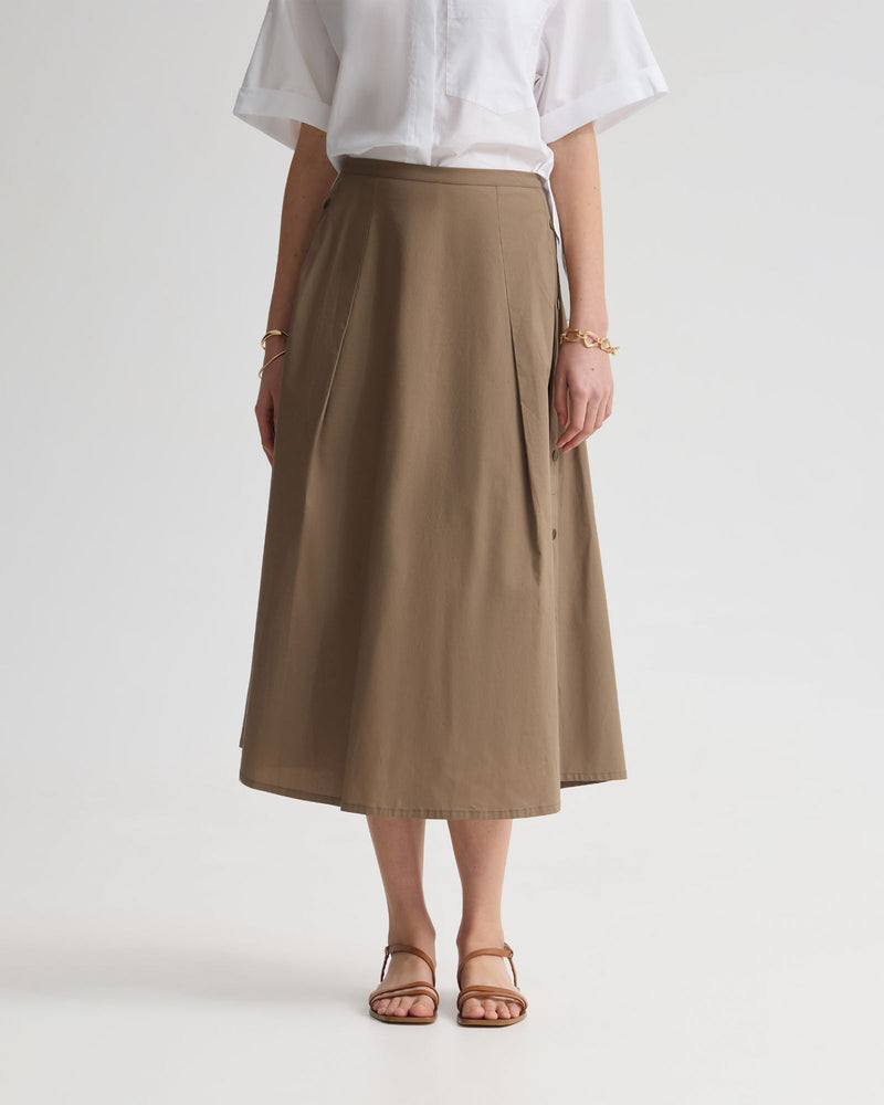 Harlow Snap Midi Skirt WOMENS DRESSES