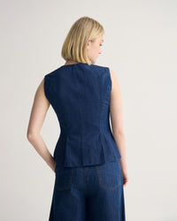 Katie Denim Waistcoat WOMENS TOPS