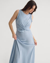 Camilla Cupro Lace Trim Dress WOMENS DRESSES