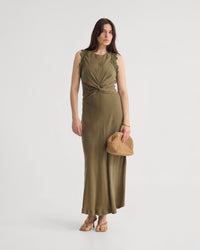 Camilla Cupro Lace Trim Dress WOMENS DRESSES