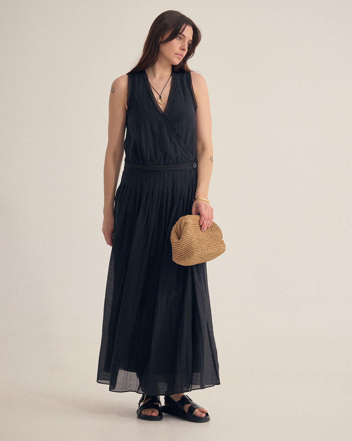 Alina Pleated Skirt Dress WOMENS DRESSES