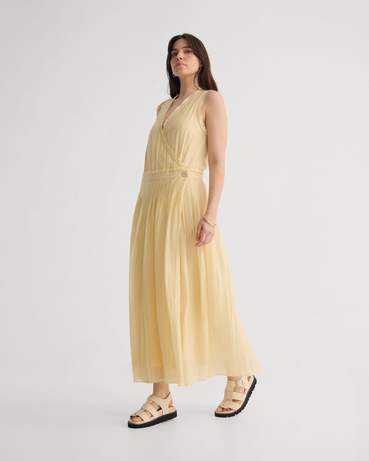 Alina Pleated Skirt Dress WOMENS DRESSES