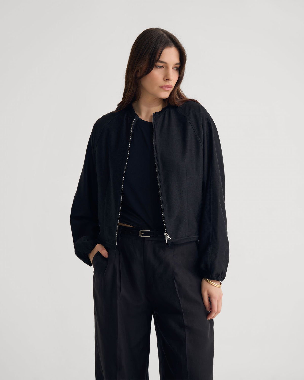 Cindy Unlined Bomber Jacket WOMENS SUITS JKTS COATS