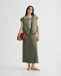 Katie Sleevless Bomber Jacket WOMENS SUITS JKTS COATS