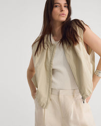 Katie Sleevless Bomber Jacket WOMENS SUITS JKTS COATS