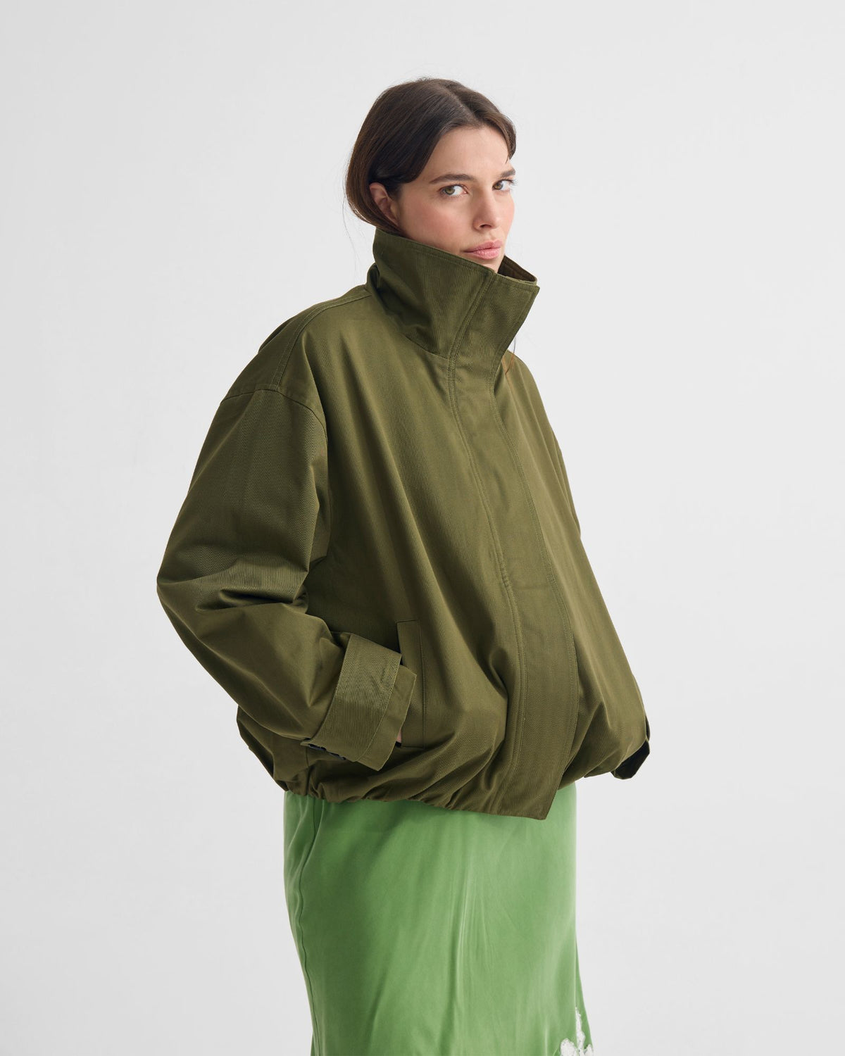 Stevie Cotton Bomber Jacket WOMENS SUITS JKTS COATS