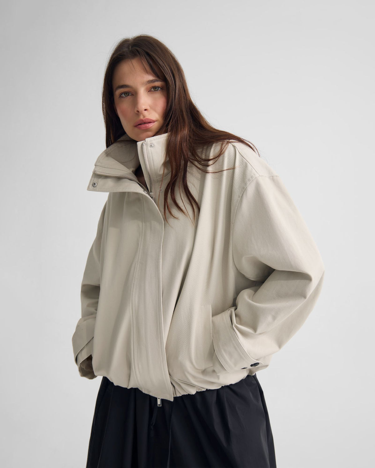 Stevie Cotton Bomber Jacket WOMENS SUITS JKTS COATS