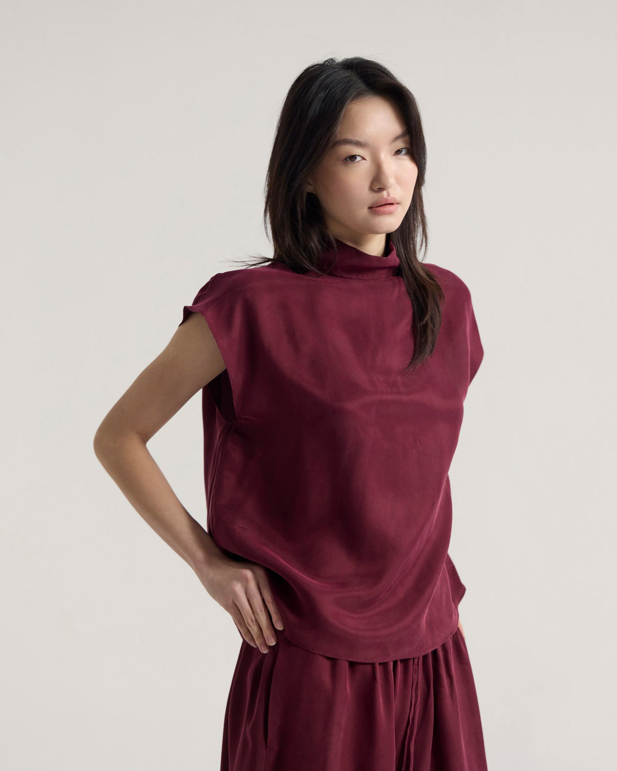 Shelly Cupro Top WOMENS TOPS