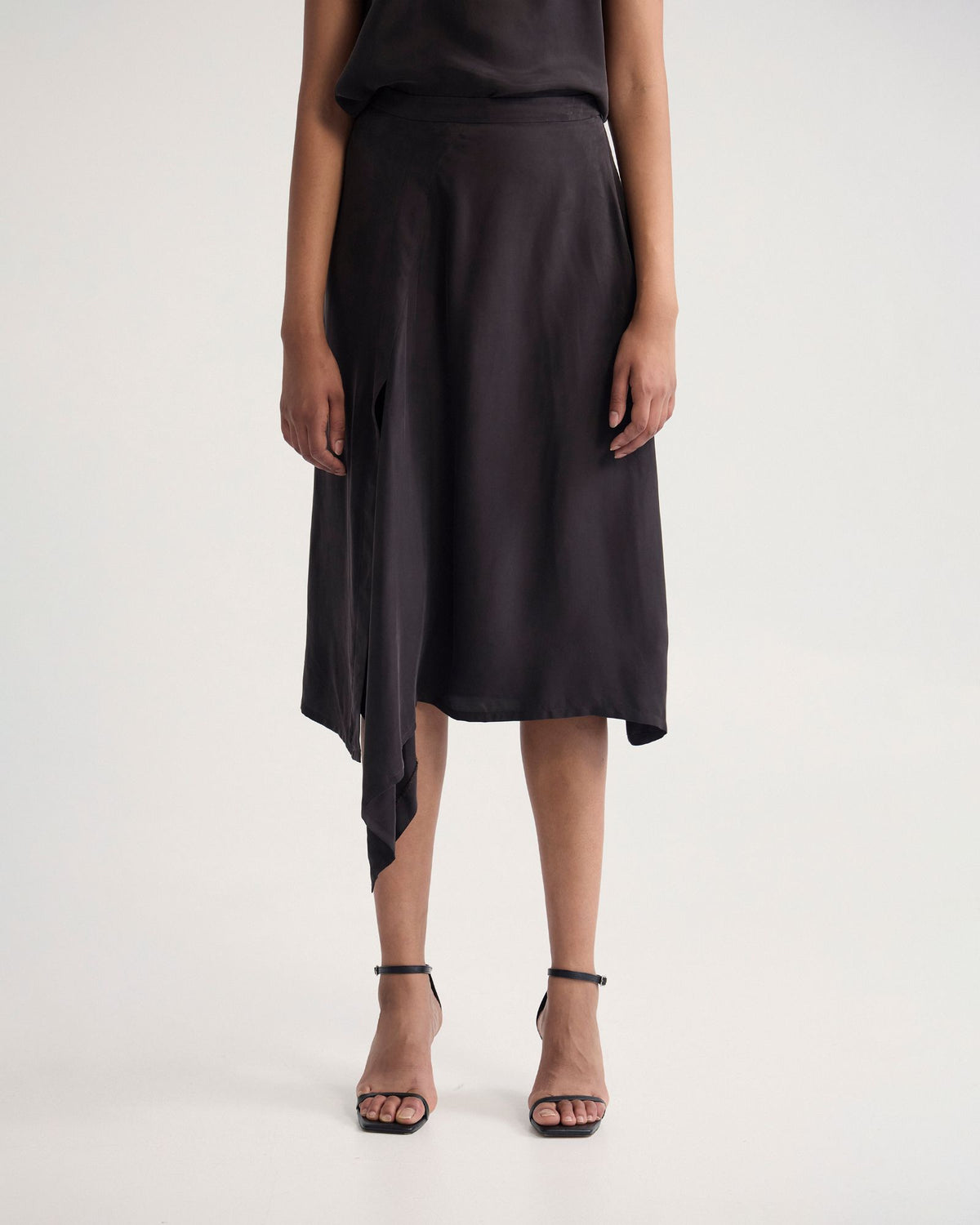 Ronja Cupro Draped Skirt WOMENS SKIRTS