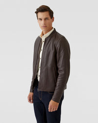 NOAH LEATHER JACKET MENS JACKETS AND COATS