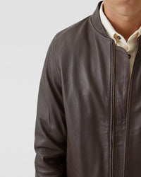 NOAH LEATHER JACKET MENS JACKETS AND COATS