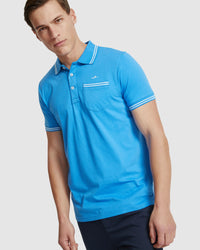 NICKSON JERSEY TIPPING POLO MENS KNITS
