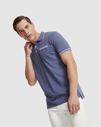 NICKSON JERSEY TIPPING POLO MENS KNITS