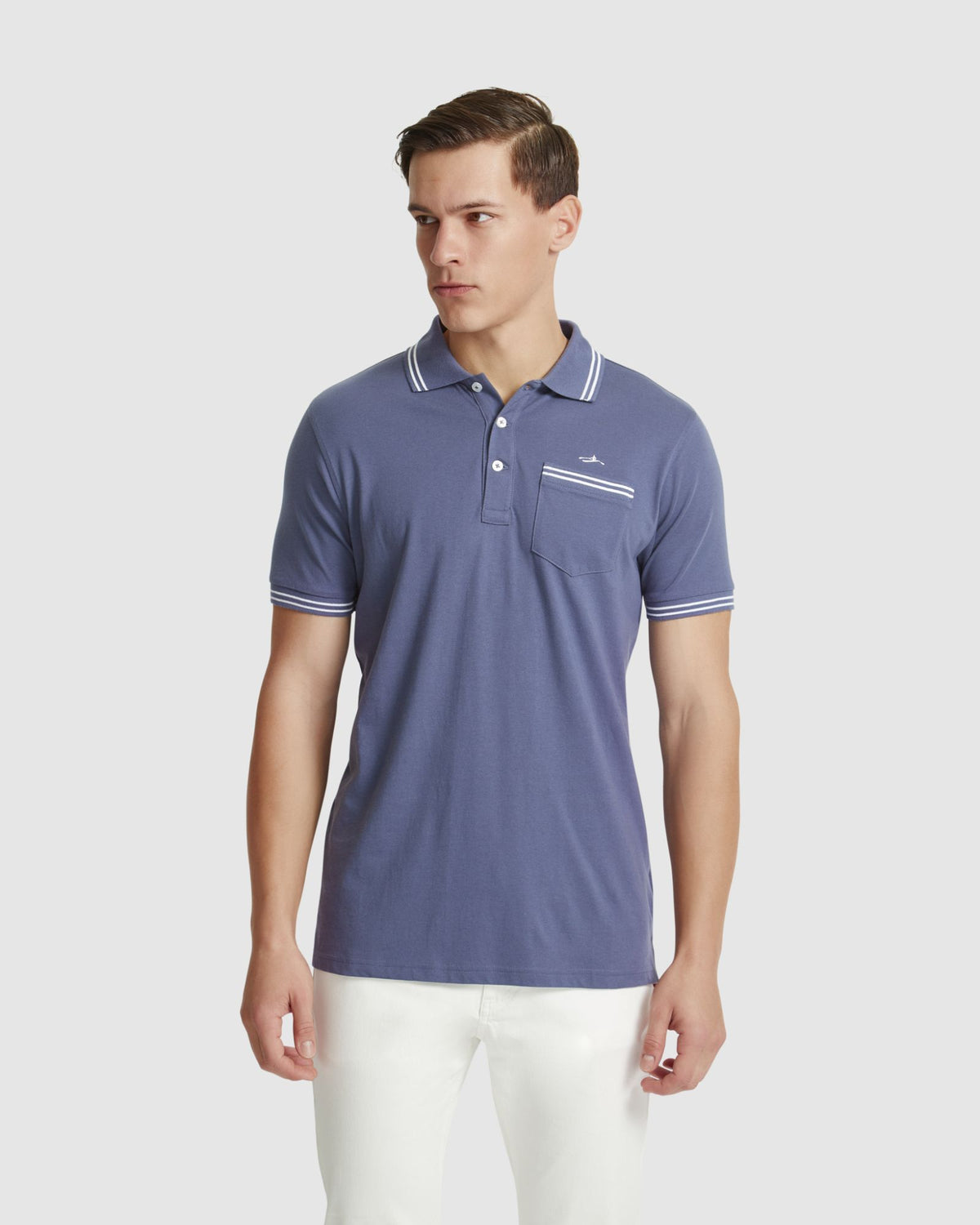 NICKSON JERSEY TIPPING POLO MENS KNITS