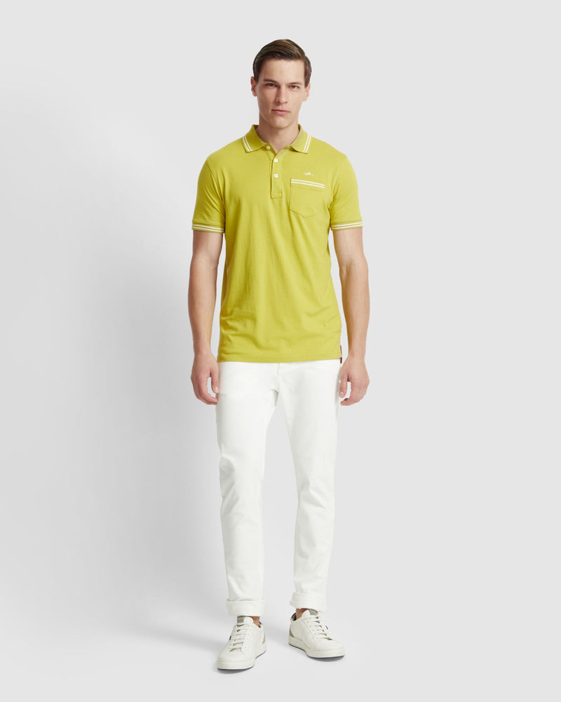 NICKSON JERSEY TIPPING POLO MENS KNITS
