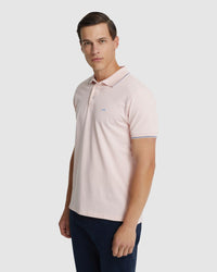 DEREK PIQUE TIPPING POLO MENS KNITS