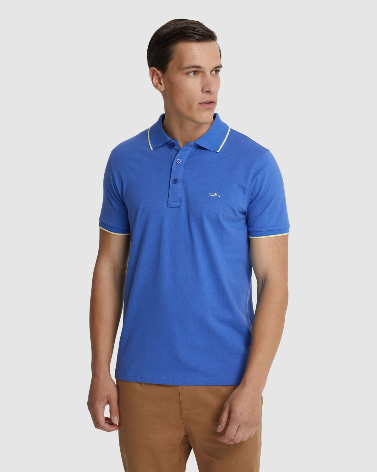 HENRY JERSEY TIPPING POLO MENS KNITS