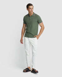 HENRY JERSEY TIPPING POLO MENS KNITS