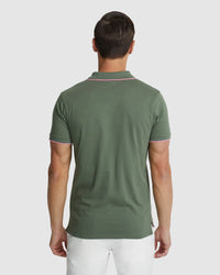 HENRY JERSEY TIPPING POLO MENS KNITS