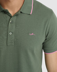 HENRY JERSEY TIPPING POLO MENS KNITS