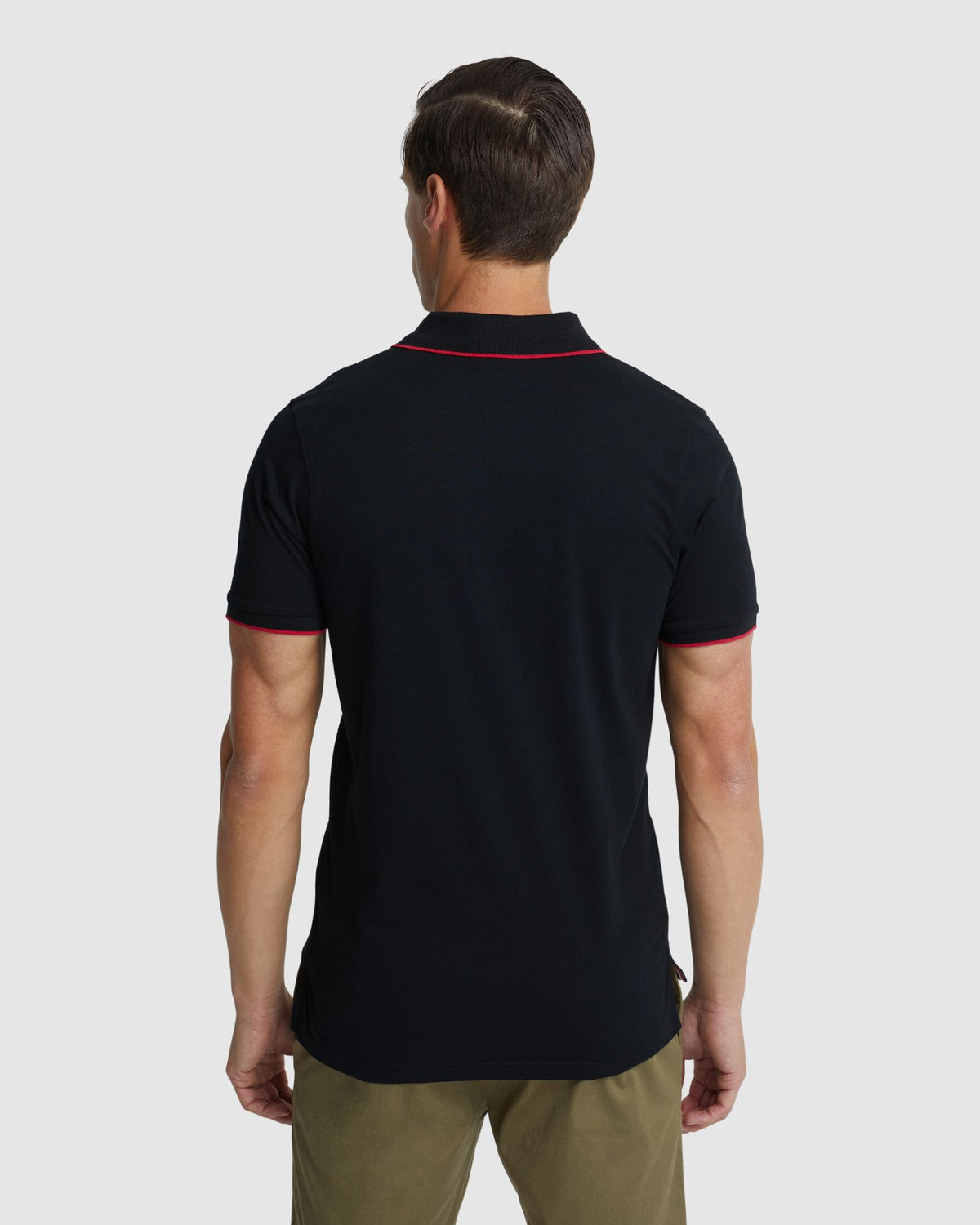 HENRY JERSEY TIPPING POLO MENS KNITS