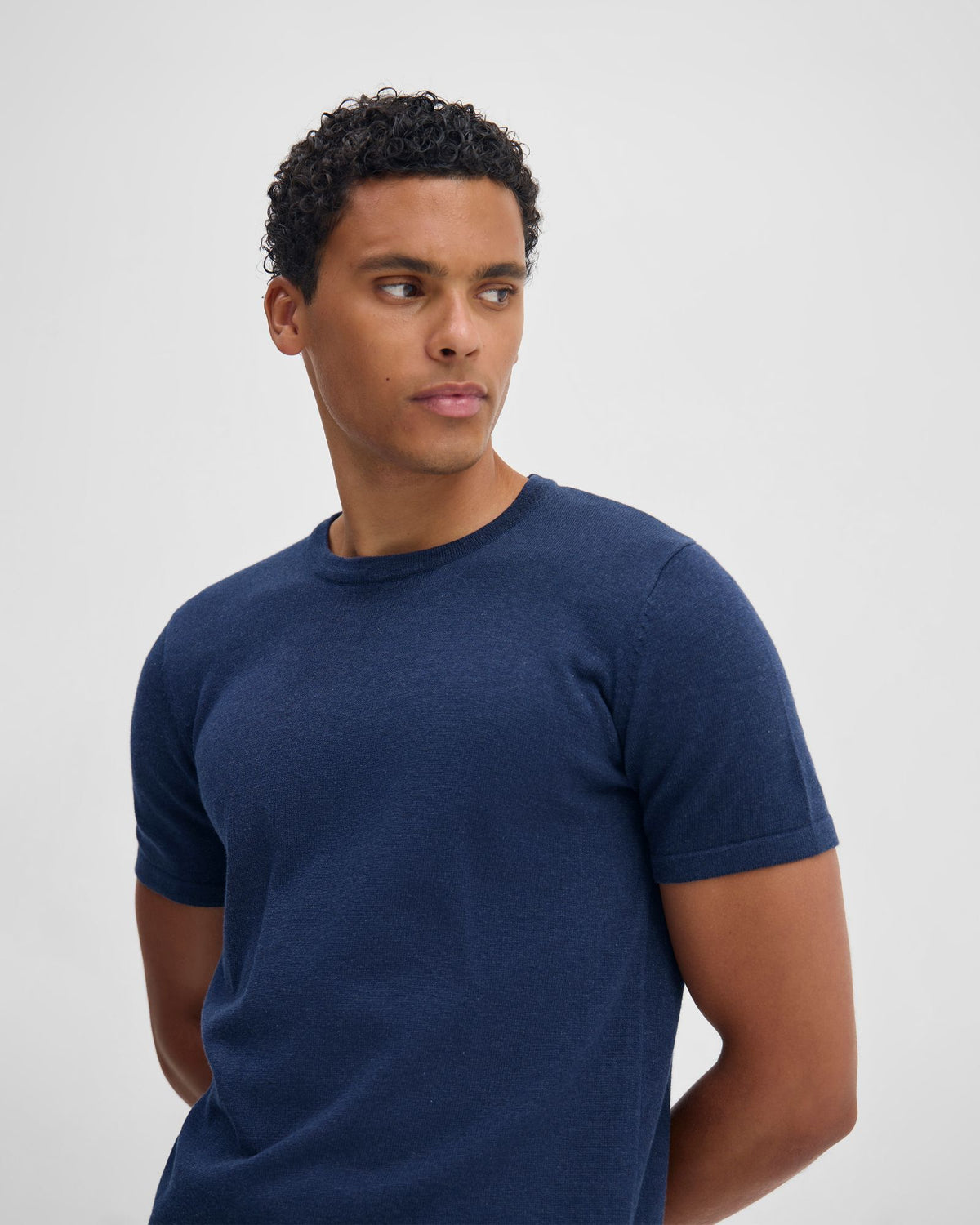 Theo Knitted T Shirt MENS KNITWEAR