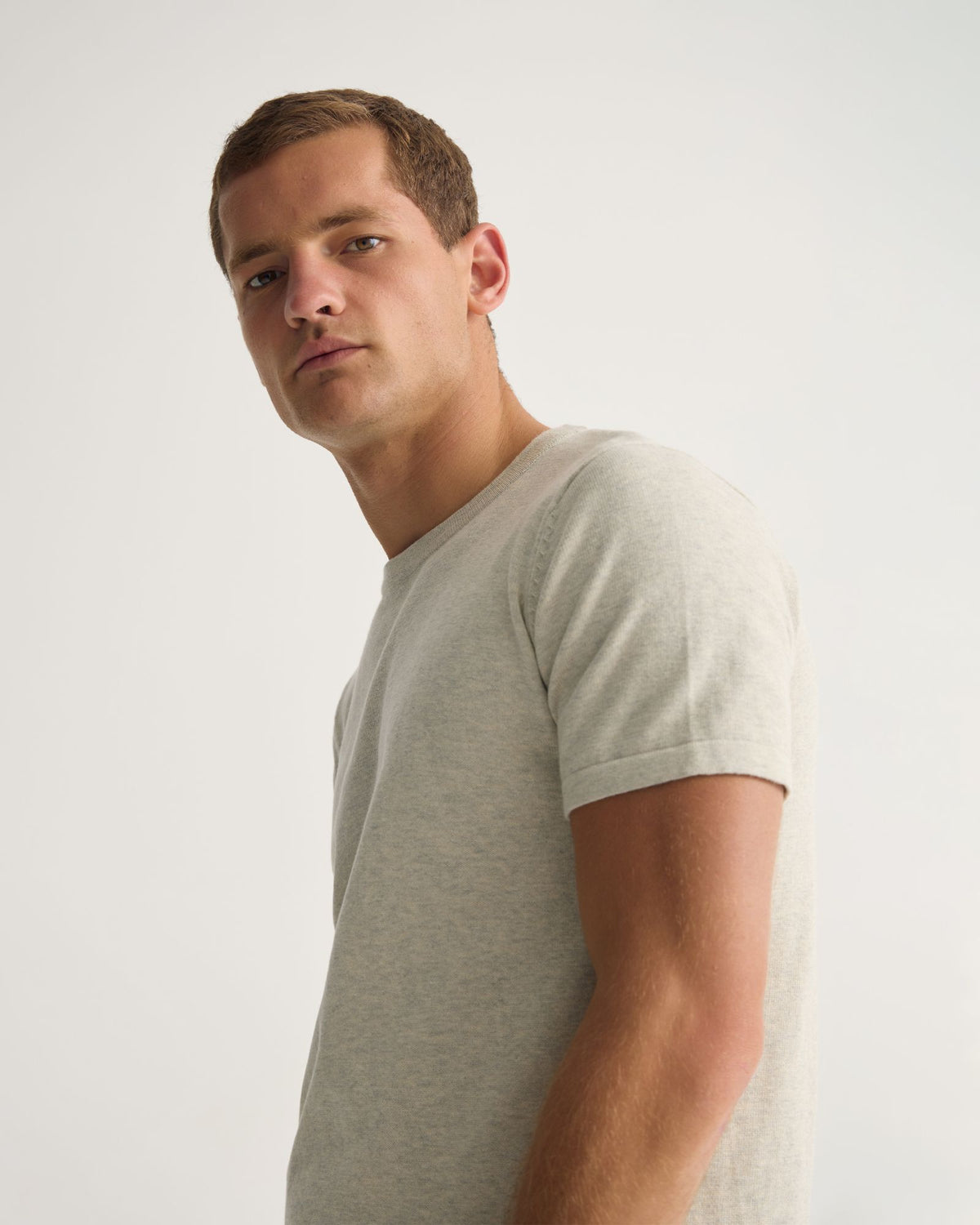 Theo Knitted T Shirt MENS KNITWEAR