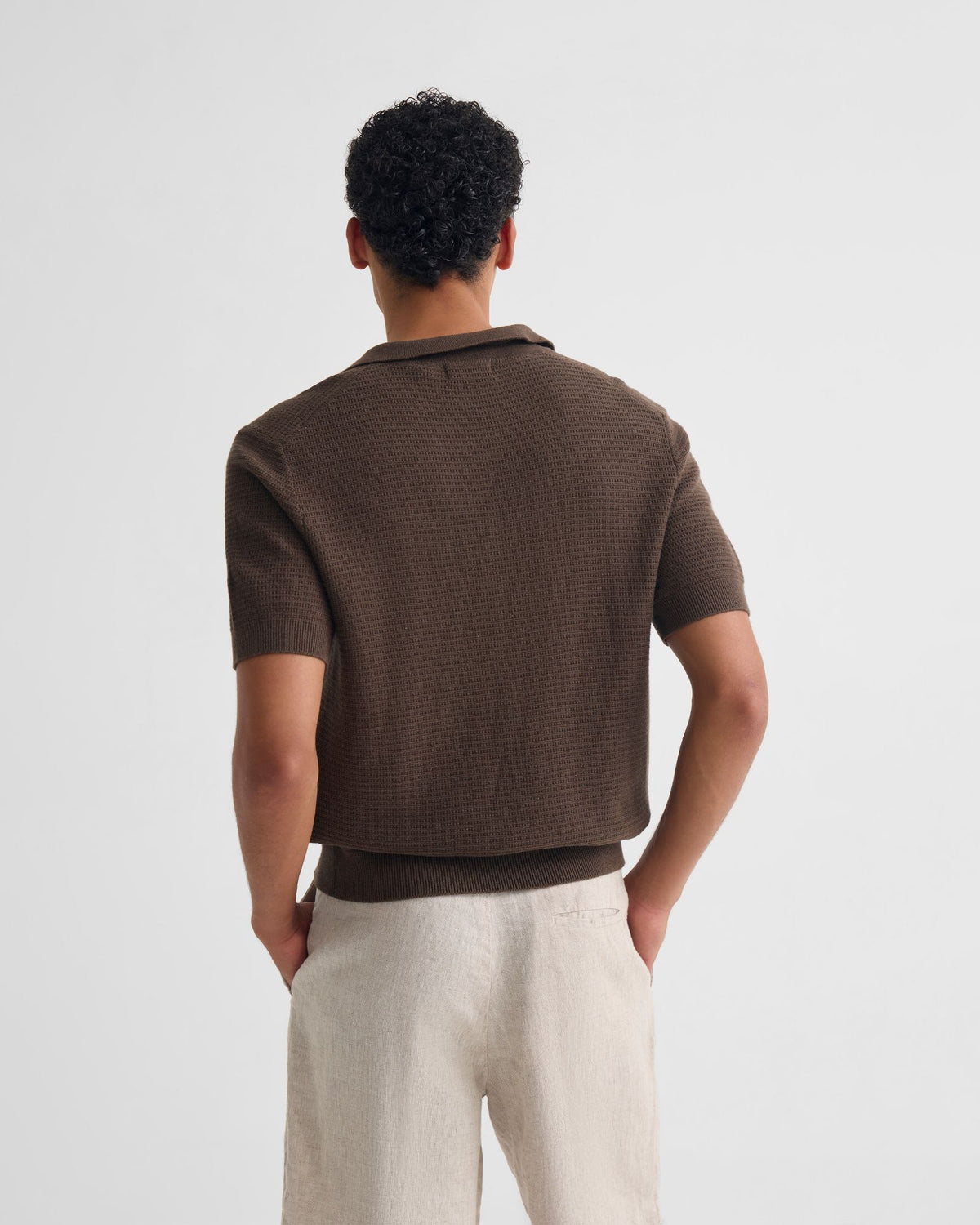 Corbin Knitted Polo MENS KNITWEAR