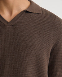 Corbin Knitted Polo MENS KNITWEAR