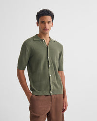 Jack Knitted Button Up Shirt MENS KNITWEAR