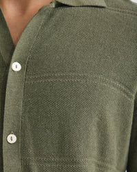 Jack Knitted Button Up Shirt MENS KNITWEAR