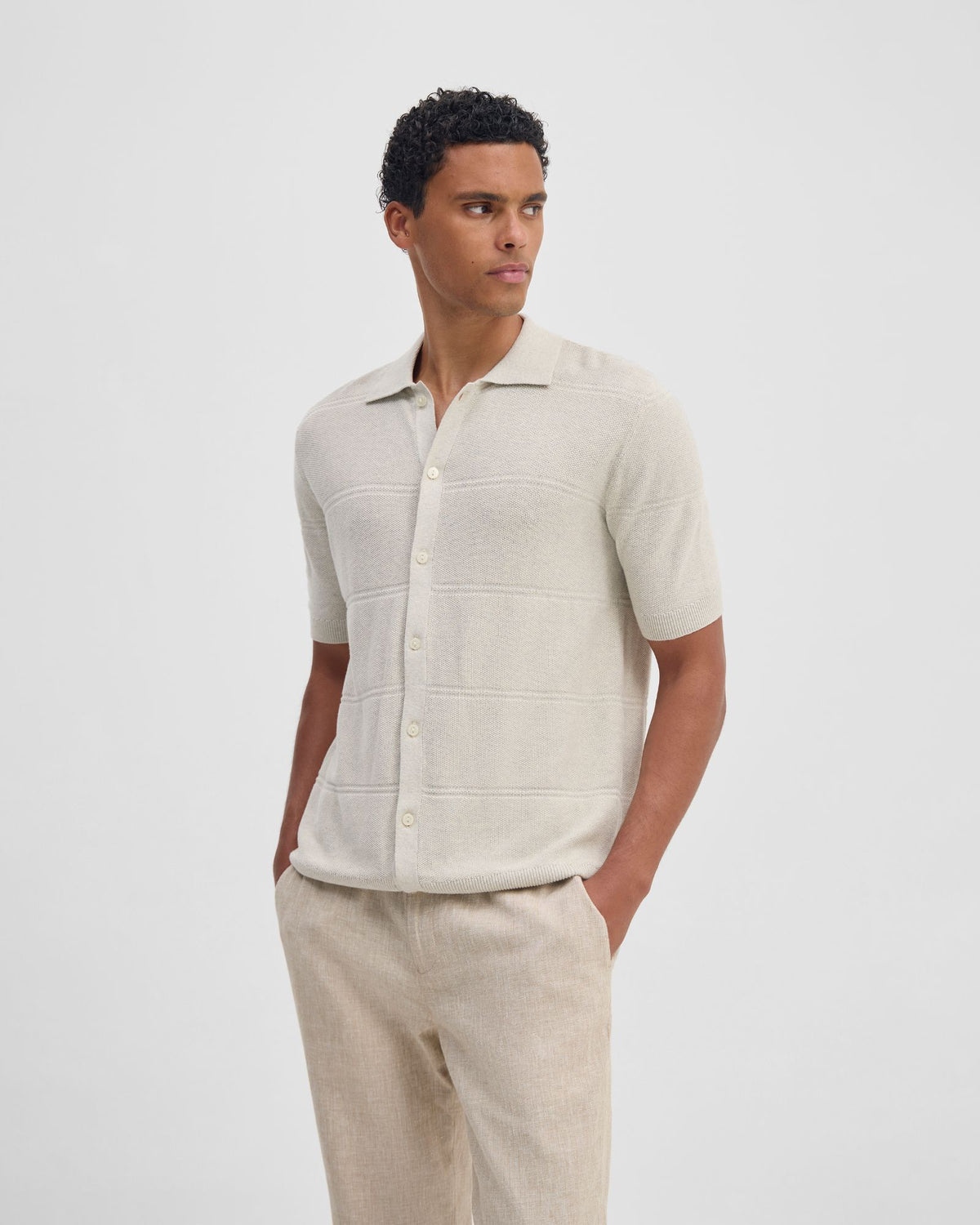 Jack Knitted Button Up Shirt