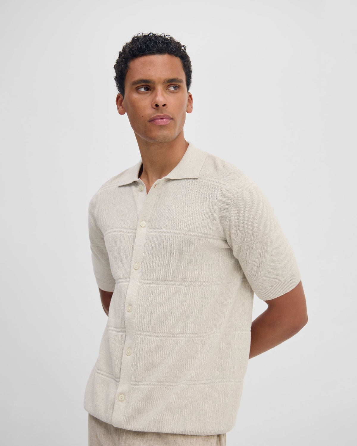 Jack Knitted Button Up Shirt