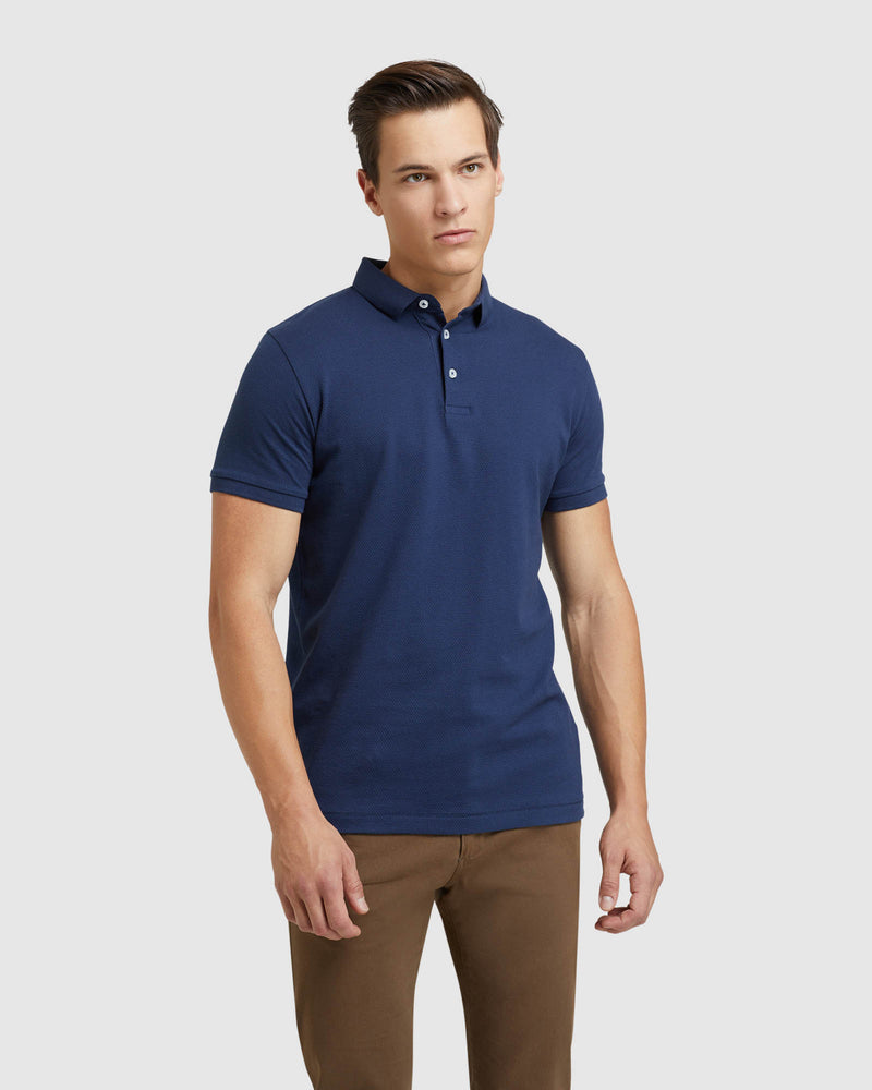 Austin Organic Cotton Knit Polo