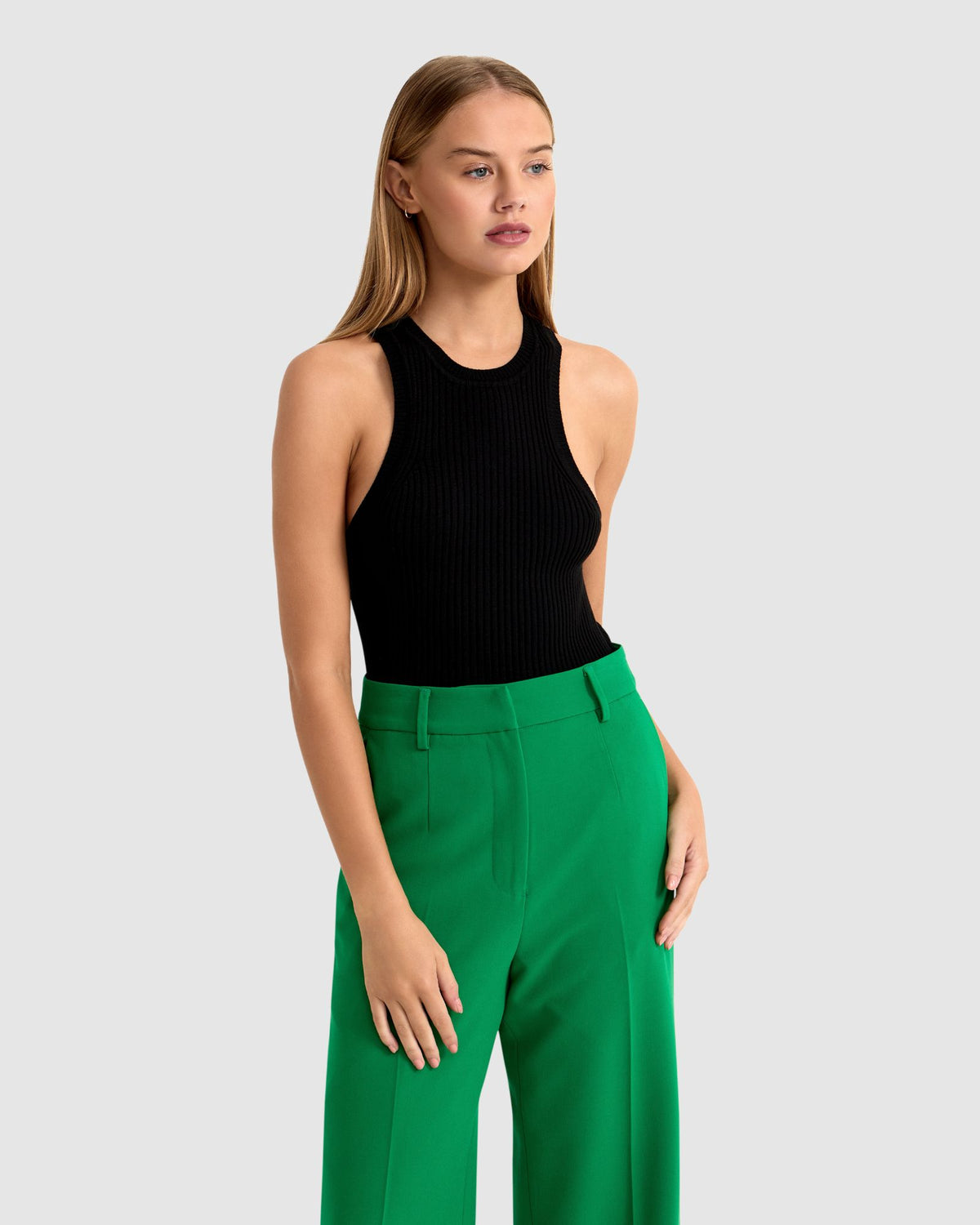 TORY RIB TANK WOMENS KNITWEAR