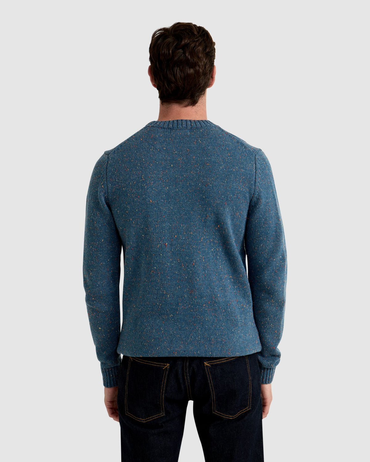 BENTLY DONEGAL CREW NECK KNIT TOP MENS KNITWEAR