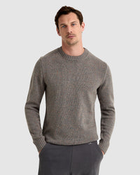 BENTLY DONEGAL CREW NECK KNIT TOP MENS KNITWEAR