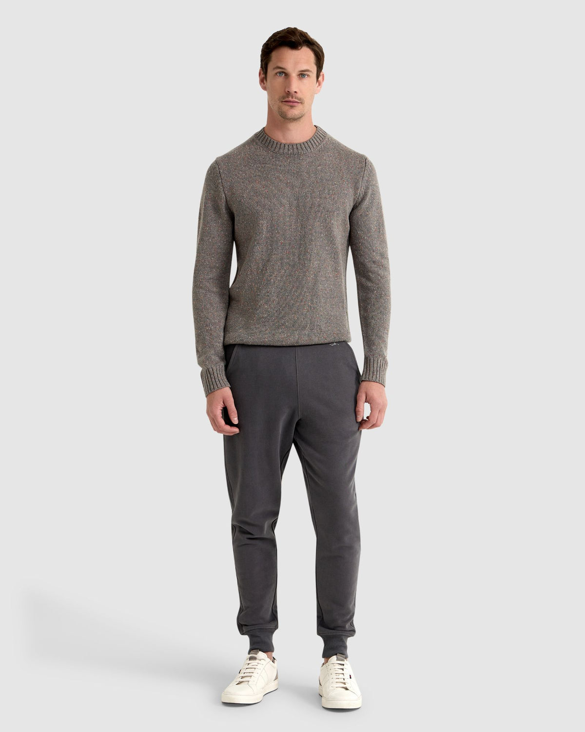 BENTLY DONEGAL CREW NECK KNIT TOP MENS KNITWEAR