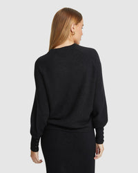 KOURTNEY YAK BLEND SOFT KNIT TOP WOMENS KNITWEAR