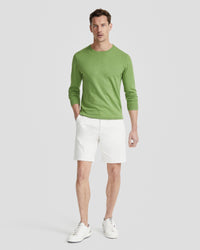 BASIC CREW NECK CASHMERE BLEND TOP MENS KNITWEAR